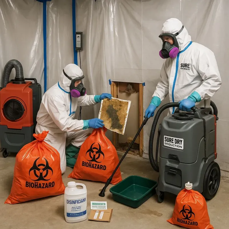 Contaminated Water Handling Protocols process in Manor, TX