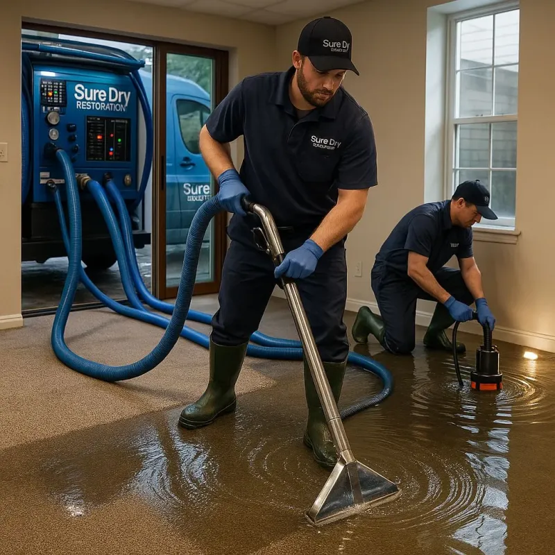 Water Extraction and Removal process in Manor, TX